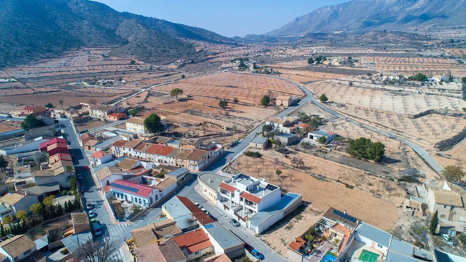 La Canalosa y el Valle del Hondón desde el aire